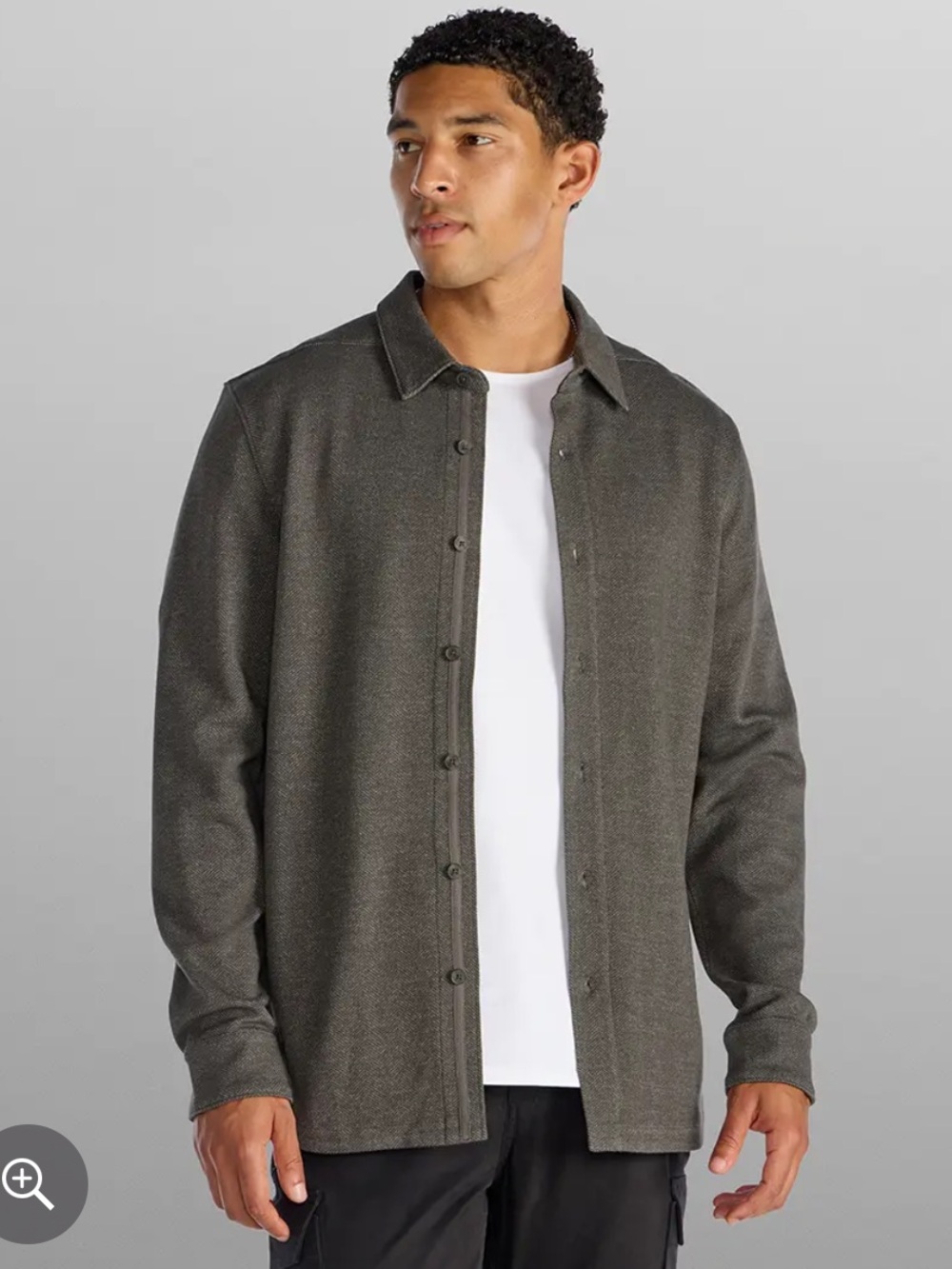 BYLT Basics Go-To Flannel. Size L. Brand New. (Dark Forrest color)